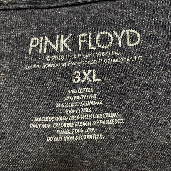 Pink Floyd the Dark Side of the Moon Psychedelic Rock Tee 3X - Picture 4 of 4